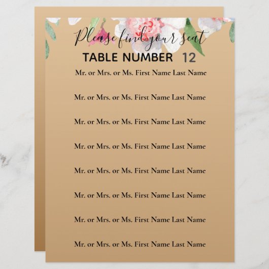 シャンパンのシーティングシ結婚ャンネルの白い水仙 (正面/裏面)