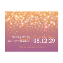 シャンパンのバブルの結婚ポストカードを保存