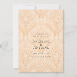 シャンパンの味わい 招待状