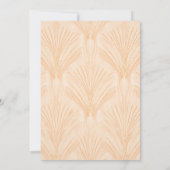 シャンパンの味わい 招待状 (裏面)