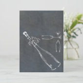 シャンパンの栓を抜く 招待状 (スタンド正面)