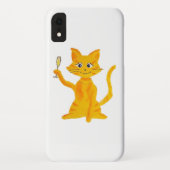 シャンパンの猫 Case-Mate iPhoneケース (裏面)