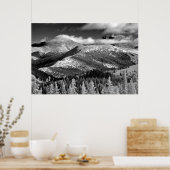 シャンパンの雪景色 ポスター (キッチン)