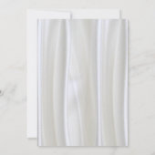 シャンパンまたはシルバー シルク & ブラックレースの招待状 招待状 (裏面)