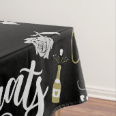 シャンパンを開けてお祝いパーティー テーブルクロス (インサイチュ)