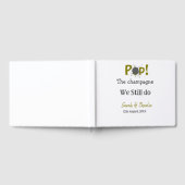 シャンパンを開けましょう 私たちはまだゴールドグレーのカップルです ゲストブック (全面)