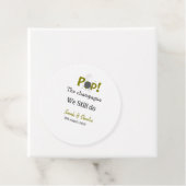 シャンパンを開けましょう 私たちはゴールドグレーのカップルです フェイバータグ (インサイチュ)