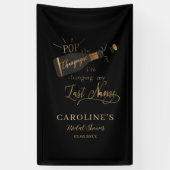 シャンパンを開けよう！ 私、苗字を変えるの！ 横断幕 (縦)