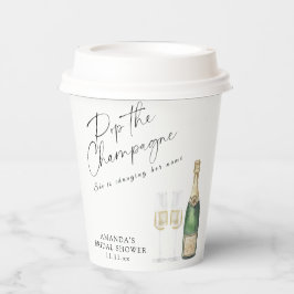 シャンパンを開けよう！花嫁のブライズシャワー 紙コップ