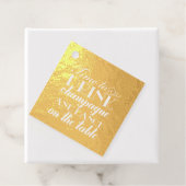 シャンパンを飲む時間引用文 |の結婚写真 フェイバータグ (箱)