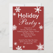 シャンパンを飲む時間 コーポレート レッド インビテーション (裏面)