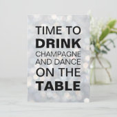 シャンパンを飲む時間 シルバー ホリデー インビテーション (スタンド正面)