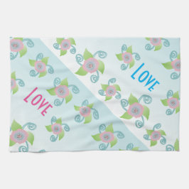 シャンパンアイスブルー キッチンタオル