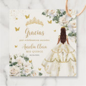 シャンパンアイボリーフローラ蝶キンセアニラ フェイバータグ (裏面)