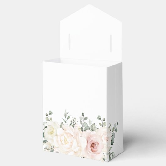 シャンパンアイボリー赤面結婚ピンクの記念日 フェイバーボックス (オープン)