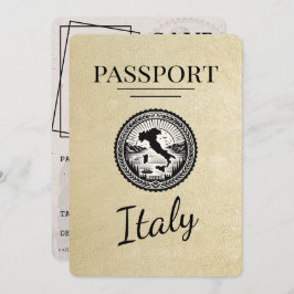 シャンパンイタリアパスポート セーブザデート