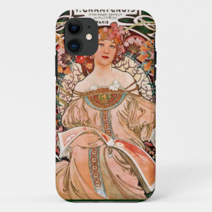 シャンパンウーマン – F. Champenois Imprimeur iPhone 11 ケース