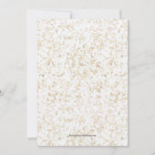 シャンパンエレガントとバルーン誕生日 招待状 (裏面)