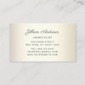 シャンパンエレガント滴下グリッタープロフェッショナル 名刺 (裏面)