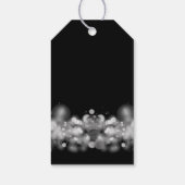 シャンパンオンブラックパーティーフェイバー ギフトタグ (裏面)