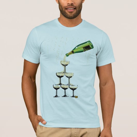 シャンパンカスケードT Tシャツ (正面)