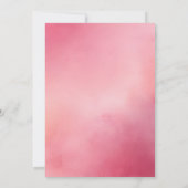 シャンパンカップケーキブライダルシャワー招待 招待状 (裏面)