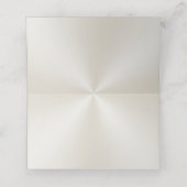 シャンパンカパーソナライズされたラー結婚ズ座席表 プレイスカード (内部開封)