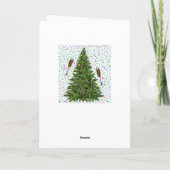 シャンパンクリスマスツリー シーズンカード (裏面)