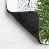 シャンパンクリスマスツリー マウスパッド (コーナー)