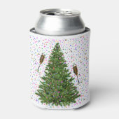 シャンパンクリスマスツリー 缶クーラー (缶正面)