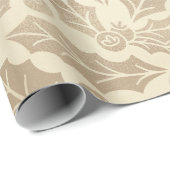 シャンパンクリスマス：ホリー葉ズとベリー ラッピングペーパー (ロールコーナー)