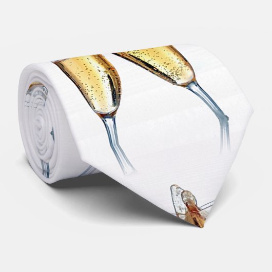 ***シャンパンクリスマス&新年***タイ ネクタイ (ロール)