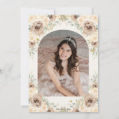 シャンパンクリームフローラスウィート16キンセアニラ写真 セーブザデート (裏面)