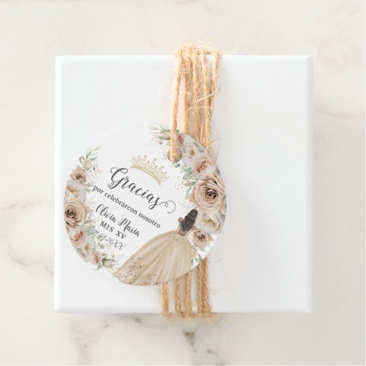 シャンパンクリームベージュフローラプリンセスキンセアニラ フェイバータグ (インサイチュ)