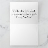 シャンパングラスで大晦日 カード (内部)