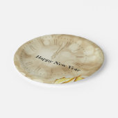 シャンパングラスで大晦日 ペーパープレート (アングル)