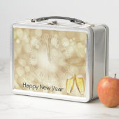 シャンパングラスで大晦日 メタルランチボックス (インサイチュ)