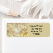 シャンパングラスで大晦日 ラベル (インサイチュ)