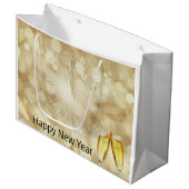 シャンパングラスで大晦日 ラージペーパーバッグ (正面アングル)