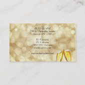 シャンパングラスで大晦日 名刺 (裏面)