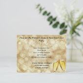 シャンパングラスで大晦日 案内ポストカード (スタンド正面)