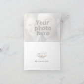 シャンパングラスの15周年アートカード 結婚15周年 カード (内部)