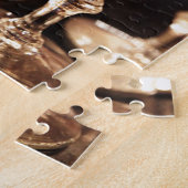 シャンパングラスゴールデントースト ジグソーパズル (側面)