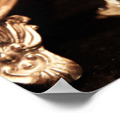 シャンパングラスゴールデントースト ポスター (角)