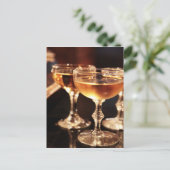 シャンパングラスゴールデントースト ポストカード (スタンド正面)