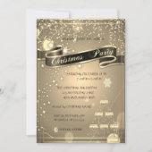 シャンパングラスツリーカンパニーパーティー 招待状 (正面)