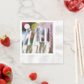 シャンパングラストースト 縁ありカクテルナプキン (インサイチュ)