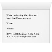 シャンパングラスパーティの招待状 (内部横(下))