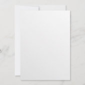 シャンパングラスホリデーパーティー 招待状 (裏面)