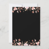 シャンパングラスワイルドフラワーズ招待状 招待状 (裏面)